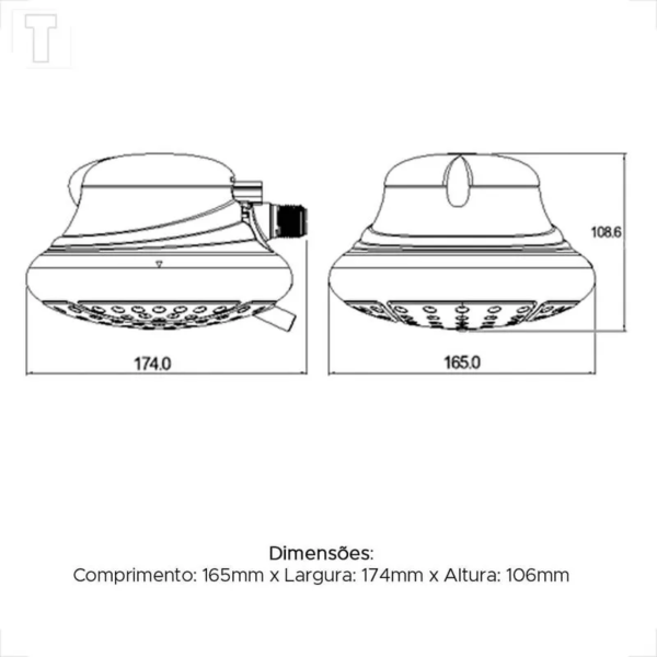DUCHA LORENZETTI BELA DUCHA 4 TEMP 220V /6800W - Image 2