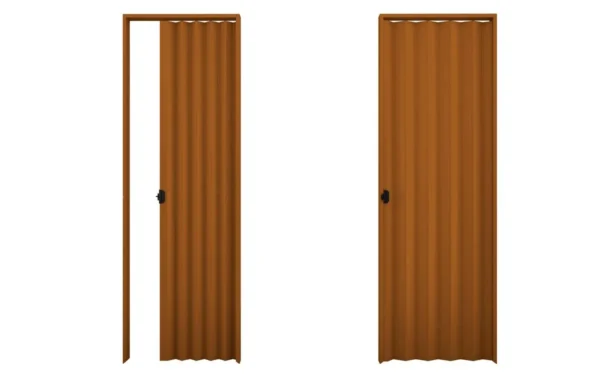 PORTA SANFONADA 84 X 2,10 MOGNO/MARRON/BRANCA - Image 3