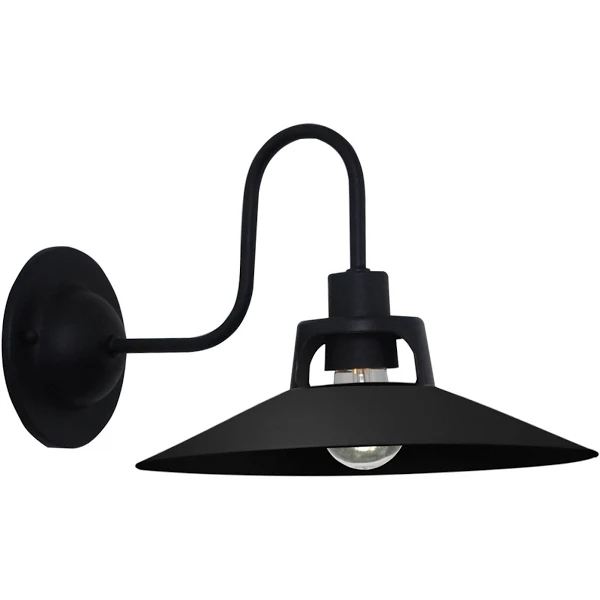 ARANDELA RETRO PRETA 3141 ATTENA