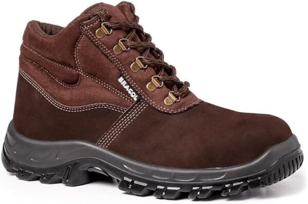 BOTINA AMARRAR NOBUK MARRON C/ BICO  41/42
