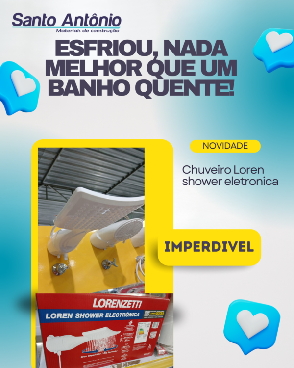 CHUVEIRO LOREN SHOWER ELETRONICA