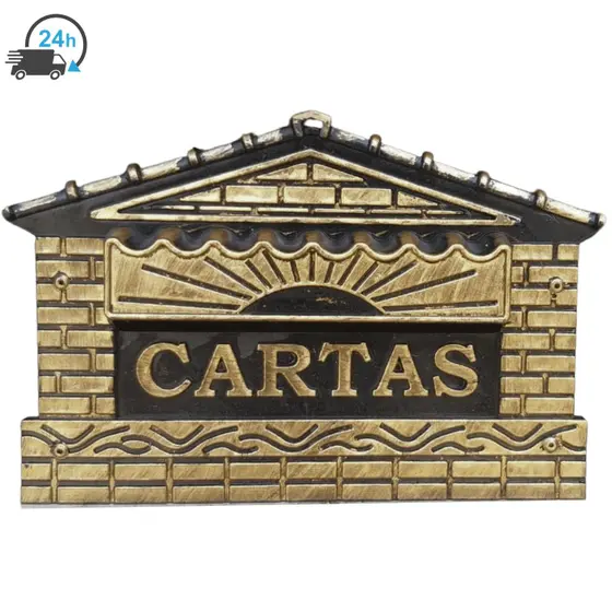 CAIXA CORREIO COLONIAL AÇO N 1,2 MURO