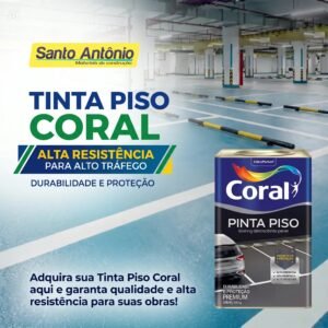 🎨 Tinta Coral Pinta Piso – Alta Resistência para Áreas de Tráfego